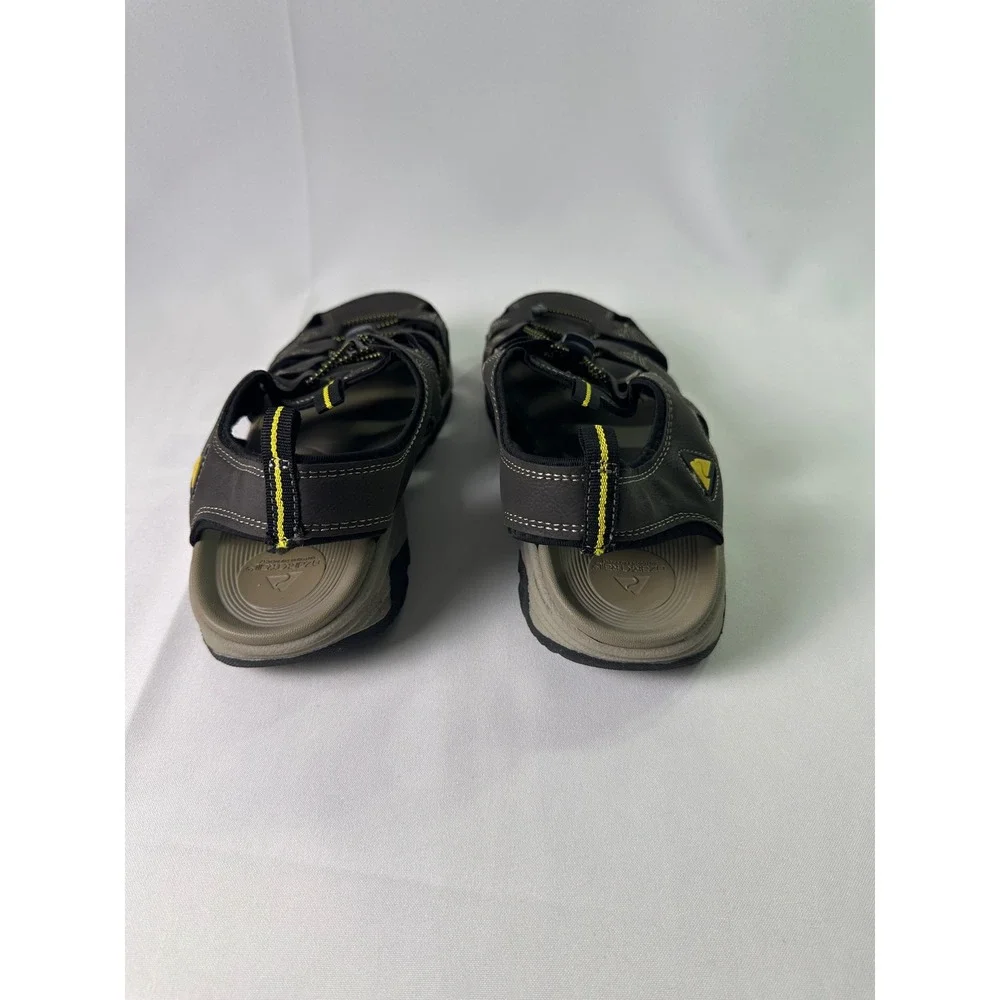 Ozark Trail Mens‎ Brown Strappy Sandals Size 10 Adjustable Outdoor Hiking